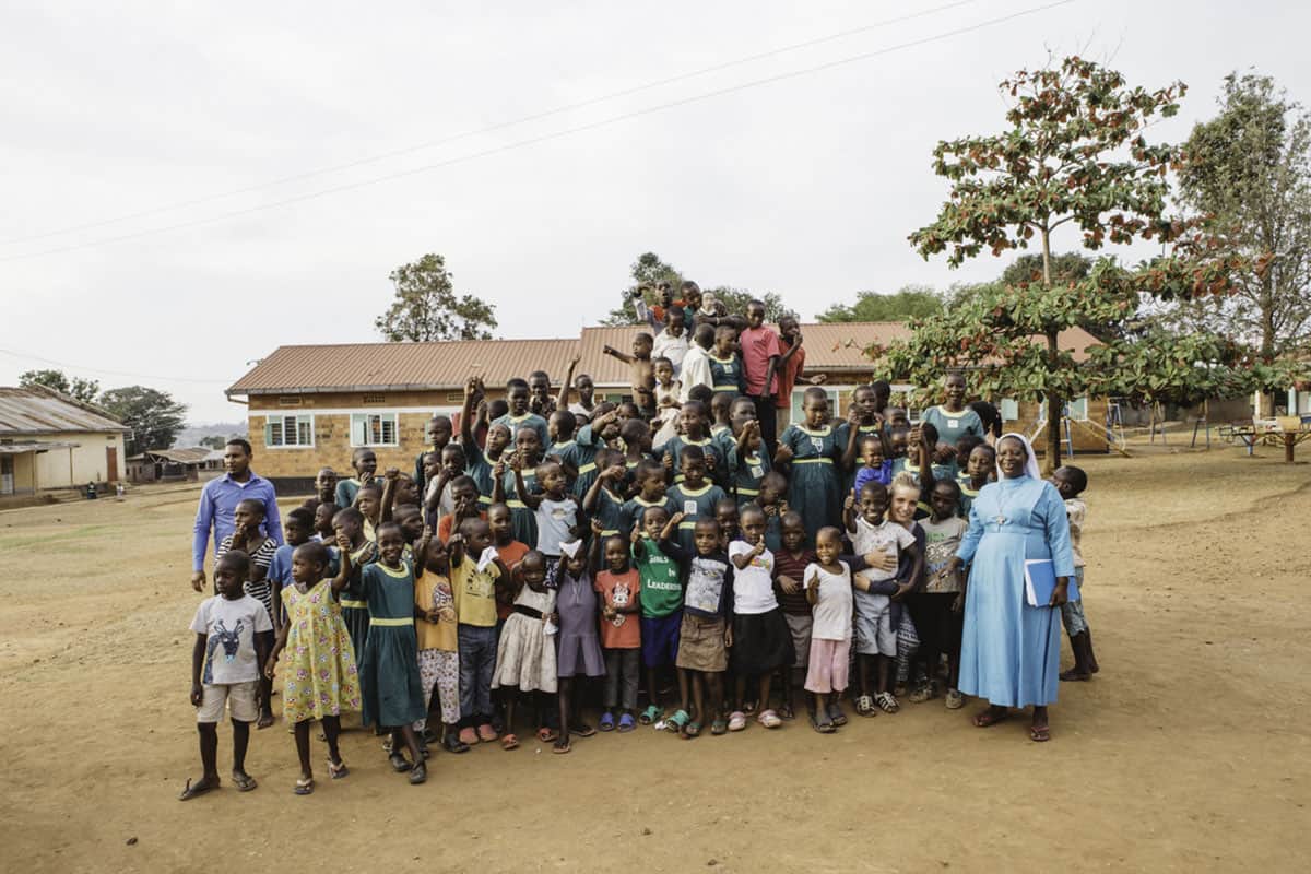 Group of children at St Elizabeths Girl School